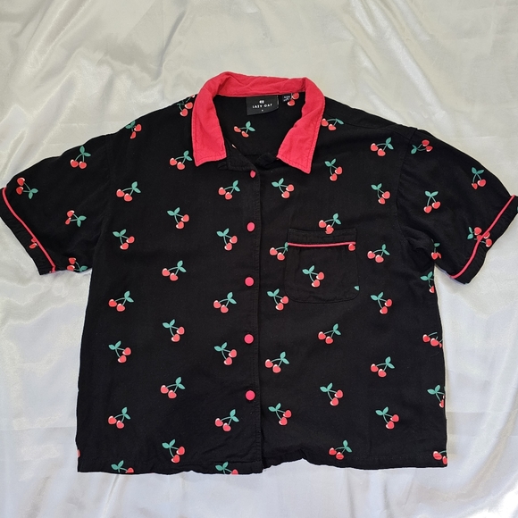 Lazy Oaf Cherry Bowling Shirt 🍒 - Picture 6 of 7